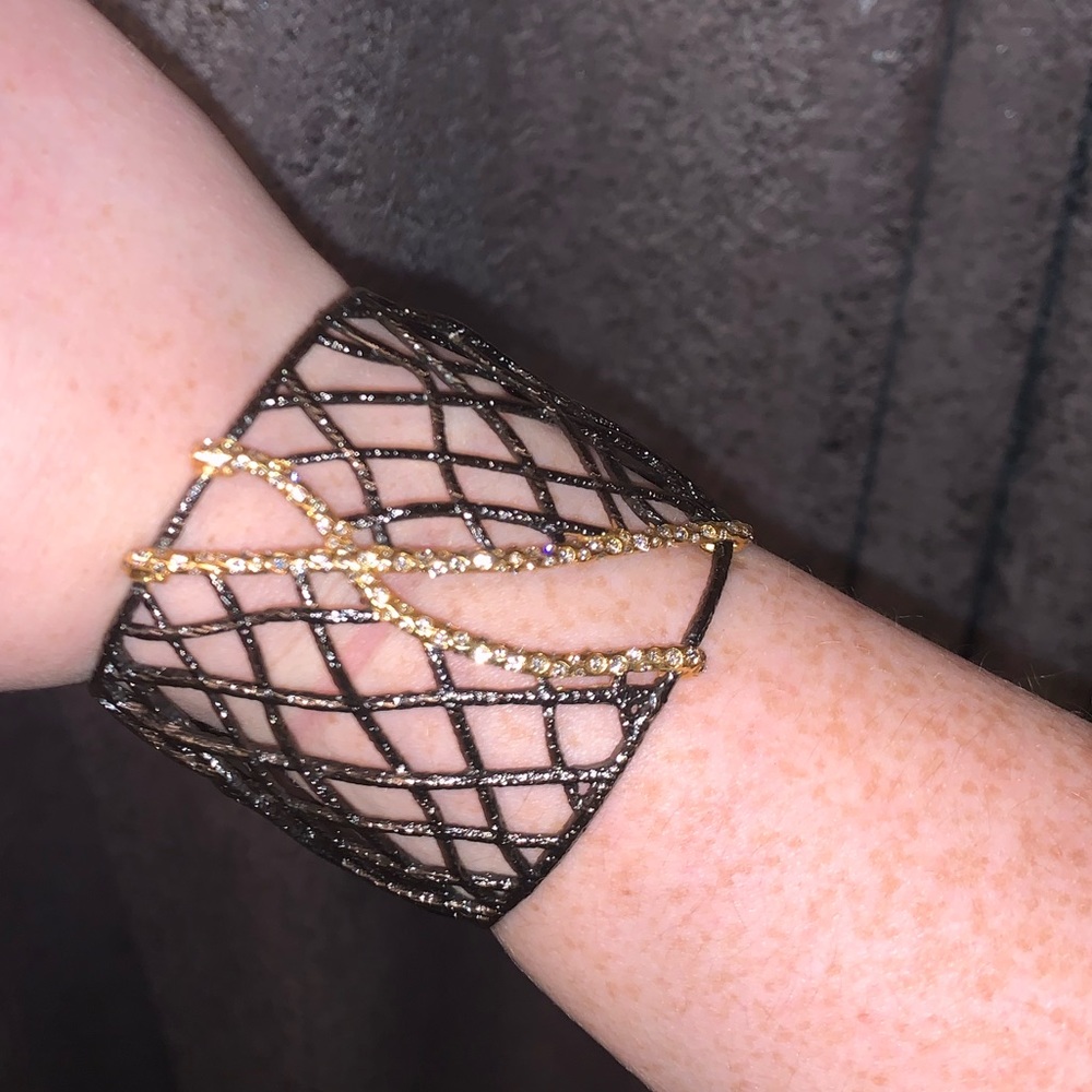 Black & Gold Bangle - image 4